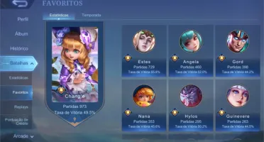 CONTA MOBILE LEGENDS