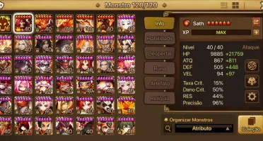 Conta Summoners War - Desapego