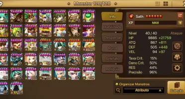 Conta Summoners War - Desapego