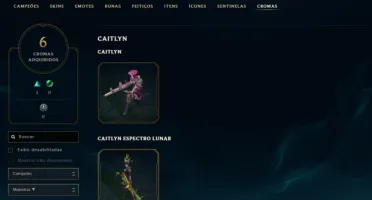 Conta League of Legends Platina IV
