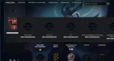 Conta Unrnaked com 95 Champs e 75 Skins + 2 RARAS