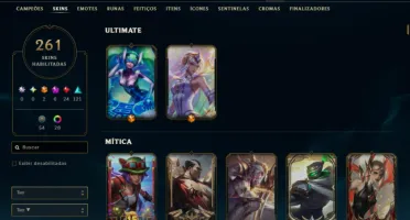 V> Conta Lvl 361, +260 Skins (Ultimates, Mistica etc) BRONZ4