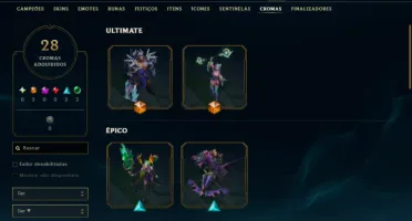 V> Conta Lvl 361, +260 Skins (Ultimates, Mistica etc) BRONZ4