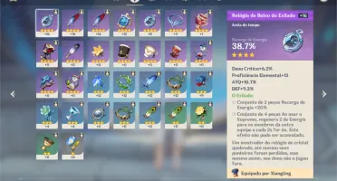Conta AR 29 KLEE ( foi upada de forma tryhard apos reroll)