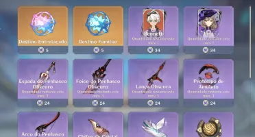 Conta AR 29 KLEE ( foi upada de forma tryhard apos reroll)
