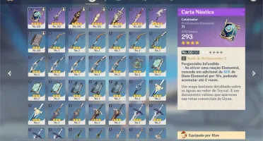 Conta AR 29 KLEE ( foi upada de forma tryhard apos reroll)