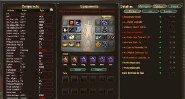 Pacotão de contas PERFECT WORLD - Full R8 UP3