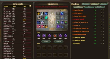 Pacotão de contas PERFECT WORLD - Full R8 UP3