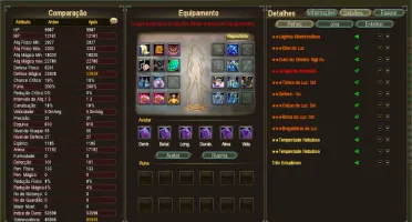Pacotão de contas PERFECT WORLD - Full R8 UP3