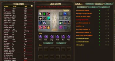 Pacotão de contas PERFECT WORLD - Full R8 UP3