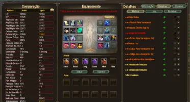 Pacotão de contas PERFECT WORLD - Full R8 UP3