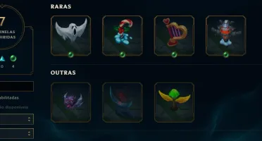 CONTA PLATINA 5 - 44 CHAMP - 11 SKINS