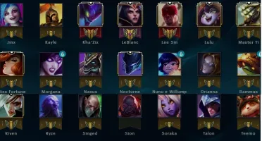 CONTA PLATINA 5 - 44 CHAMP - 11 SKINS
