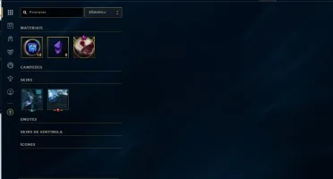 CONTA PLATINA 5 - 44 CHAMP - 11 SKINS
