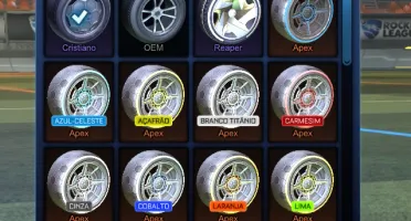 Rocket League | Itens Raros + Fennec, Roda Cristiano, Reaper