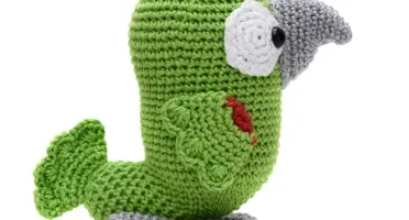 Papagaio Alegre em Amigurumi