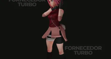 Sakura Haruno 3D - Arquivo .Stl Para Impressão 3D