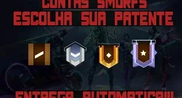 Smurf Free Fire | Upo a conta iniciante ou a sua própria.