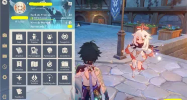Conta com xiao + lança de jade, Ganyu e Espinha Celestial