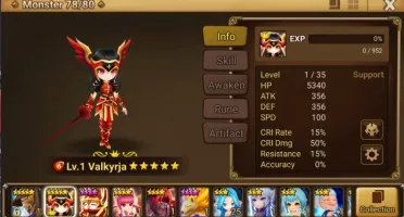 Reroll Summoners War lvl10 com Veronica + Chandra + Chloe