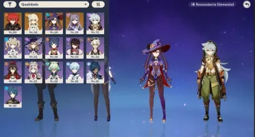 Genshin Impact Ar 44 Diluc, Mona, Razor é +