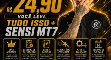 Pack Sensi MT7 Style FF 2026 | Capa + HUD PRO | Sem App