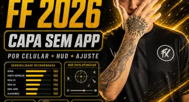 Pack Sensi MT7 Style FF 2026 | Capa + HUD PRO | Sem App