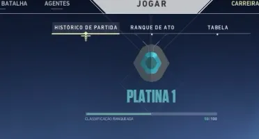 Conta Valorant Smurf (PLATINA 1)