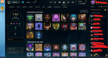 Conta League of Legends + valorant + wild
