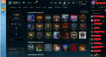 Conta League of Legends + valorant + wild
