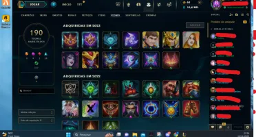 Conta League of Legends + valorant + wild