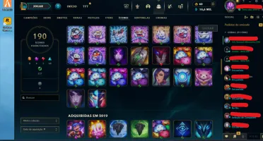 Conta League of Legends + valorant + wild