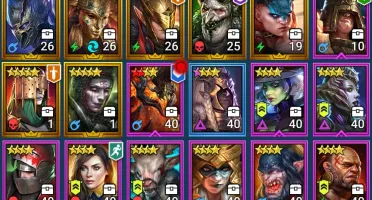 Conta Raid Shadow Legends Lvl 88