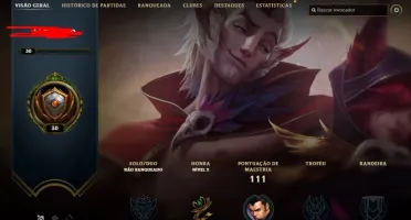 Conta level 30 com 43 champs