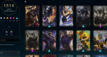 Conta League of Legends +1500 skins+cromas+skins wards etc