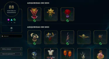 Conta League of Legends +1500 skins+cromas+skins wards etc