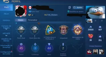 Conta mobile legends