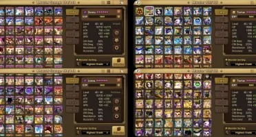 Summoners War Global Triplo LD Zeratu Leona Groa Leo Rica