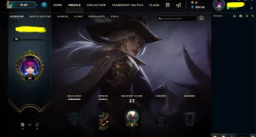 CONTA UNRANKED, 22K DE EA, 24 CAMPEÕES E SKINS