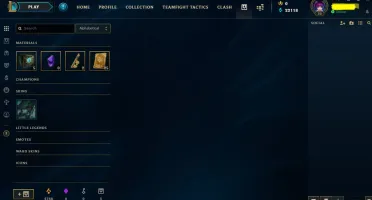 CONTA UNRANKED, 22K DE EA, 24 CAMPEÕES E SKINS