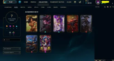 CONTA UNRANKED, 22K DE EA, 24 CAMPEÕES E SKINS