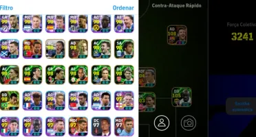 Conta eFootball Mobile Com Força Coletiva Absurdo Pra Compet