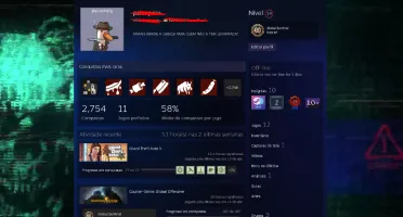 Conta Steam Com Cs Go E Outros Jogos.