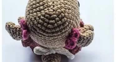 filhinha coelha popsom amigurumi