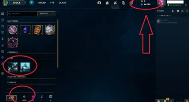 Conta lol Platina 3 com 70V e 48D, E-MAIL NÃO VERIFICADO