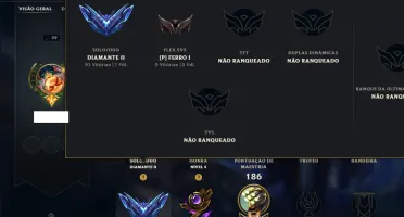 Diamante 2 com 60 Champs e 52 Skins