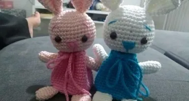 Coelhinha Amigurumi