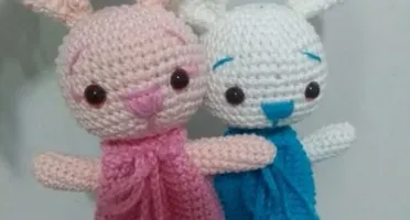 Coelhinha Amigurumi