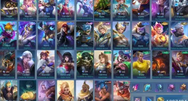 Conta Mobile Legends lv.119 com 333 skins, heróis e emblemas