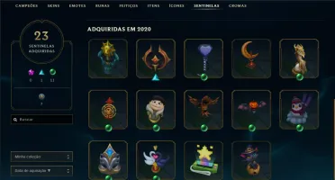 Conta Platina 1, 460 Skins